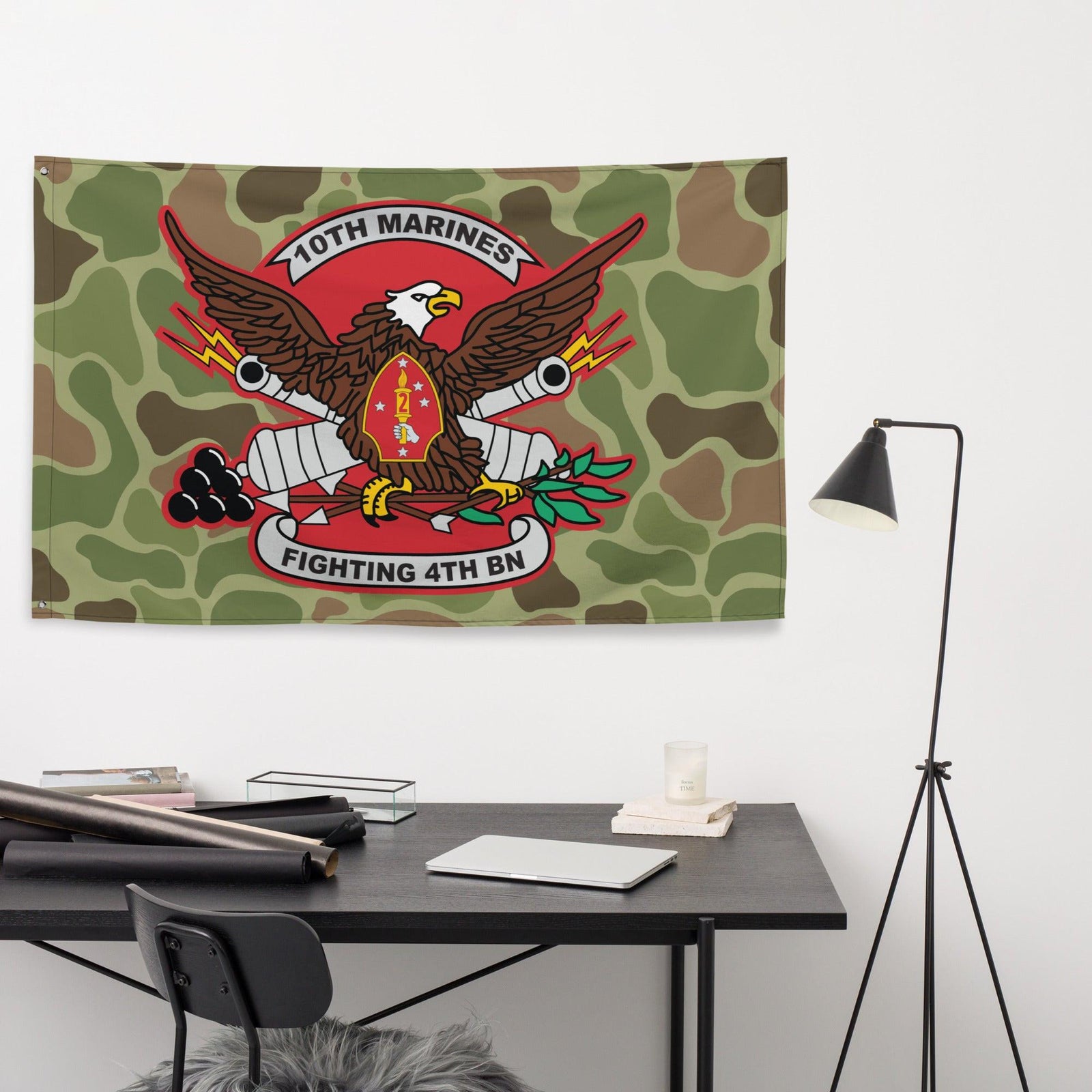4/10 Marines Frogskin Camo USMC Flag Tactically Acquired   
