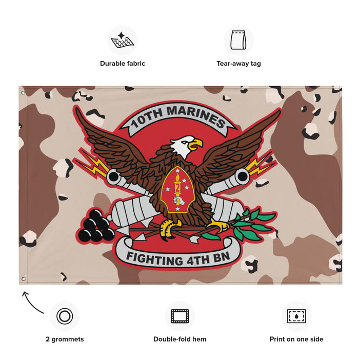 4/10 Marines Chocolate-Chip Camo USMC Flag Tactically Acquired   