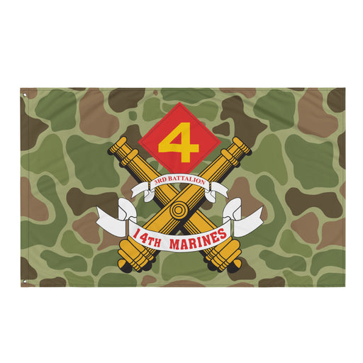 3/14 Marines Frogskin Camo USMC Flag Tactically Acquired Default Title  