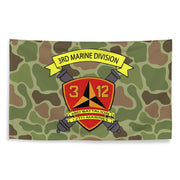 3/12 Marines Frogskin Camo USMC Flag Tactically Acquired   