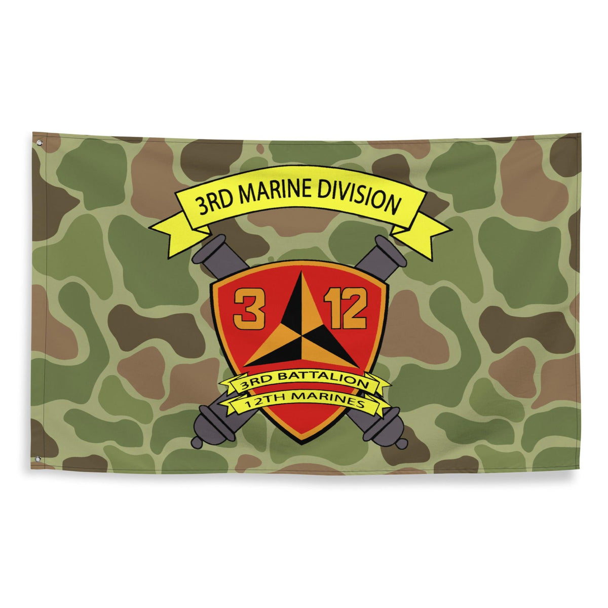 3/12 Marines Frogskin Camo USMC Flag Tactically Acquired   
