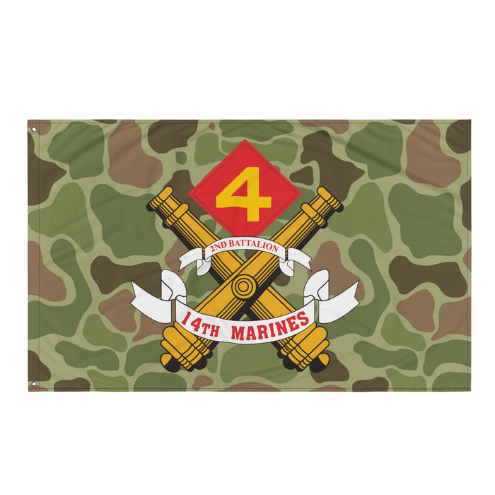 2/14 Marines Frogskin Camo USMC Flag Tactically Acquired Default Title  