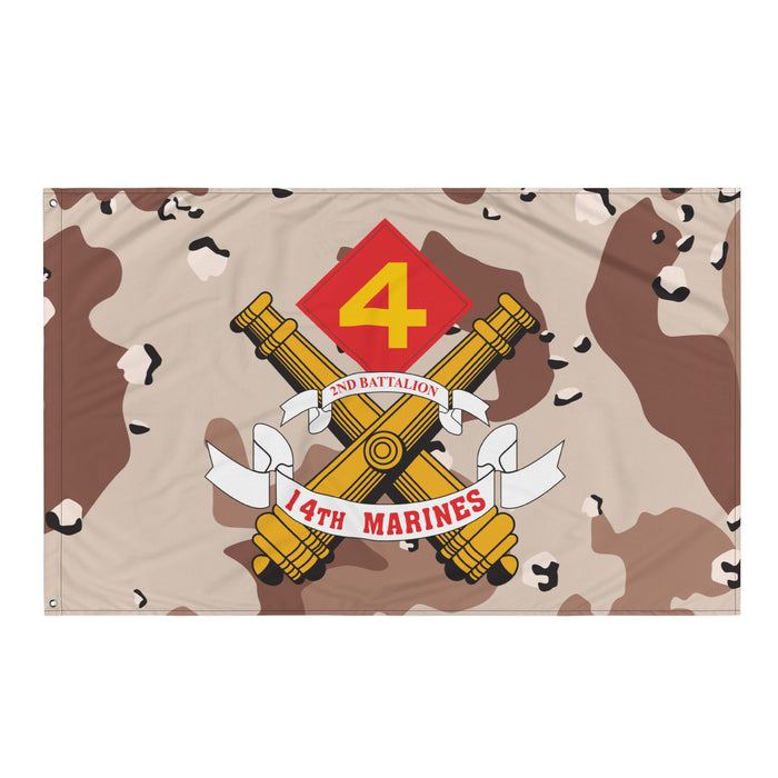 2/14 Marines Chocolate-Chip Camo USMC Flag Tactically Acquired Default Title  