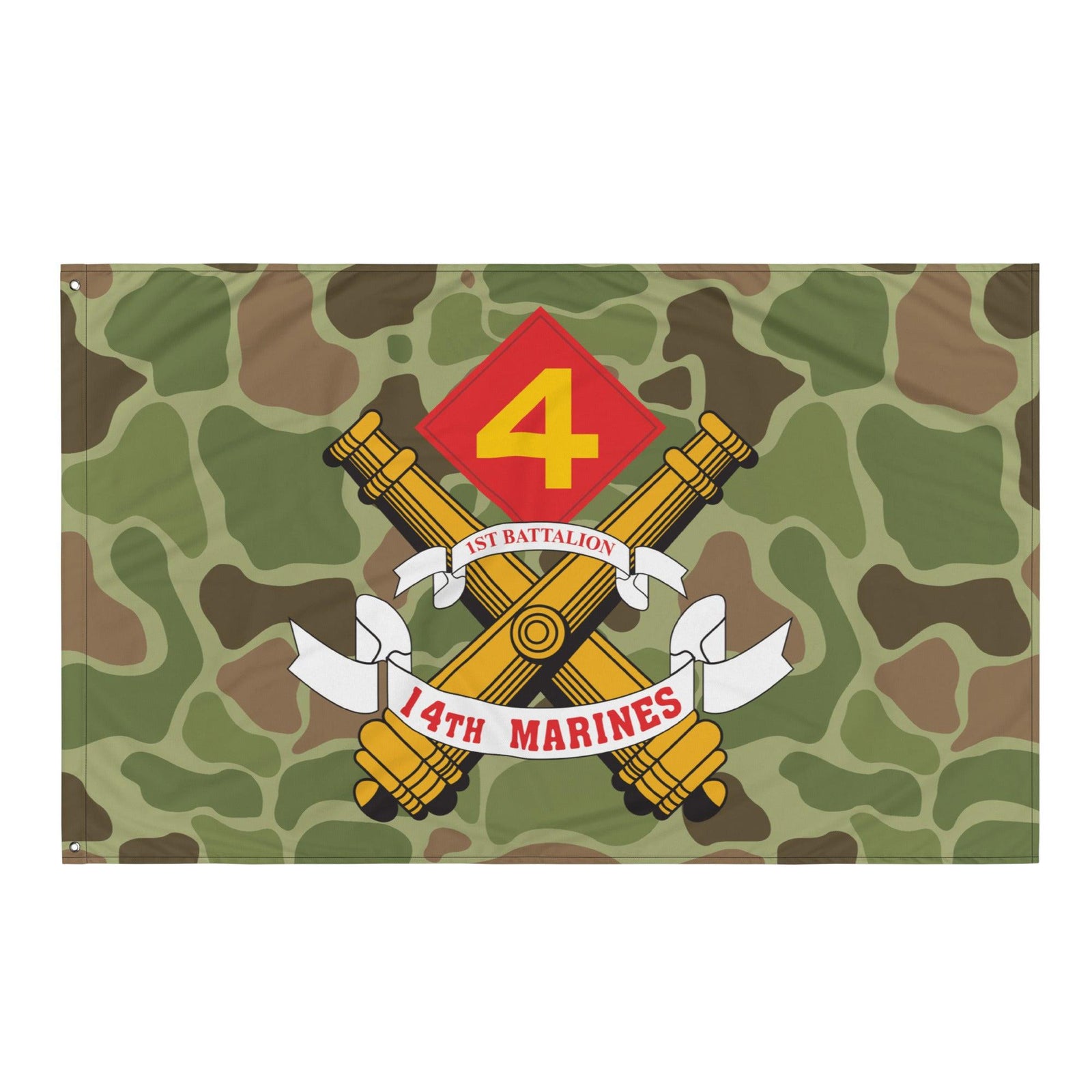 1/14 Marines Unit Emblem Frogskin Camo Flag Tactically Acquired Default Title  