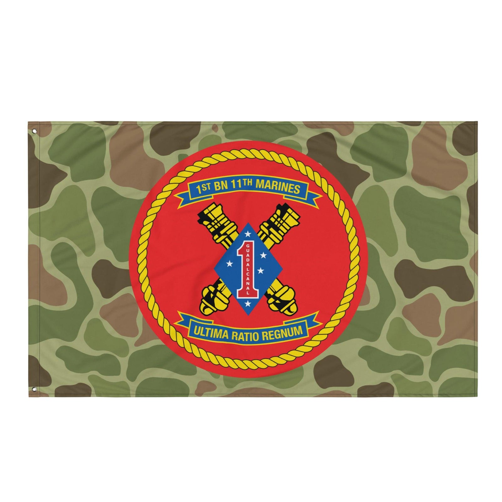 1/11 Marines Unit Emblem Frogskin Camo Flag Tactically Acquired Default Title  