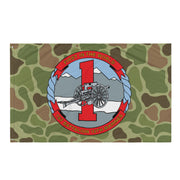 1/10 Marines Unit Emblem Frogskin Camo Flag Tactically Acquired Default Title  