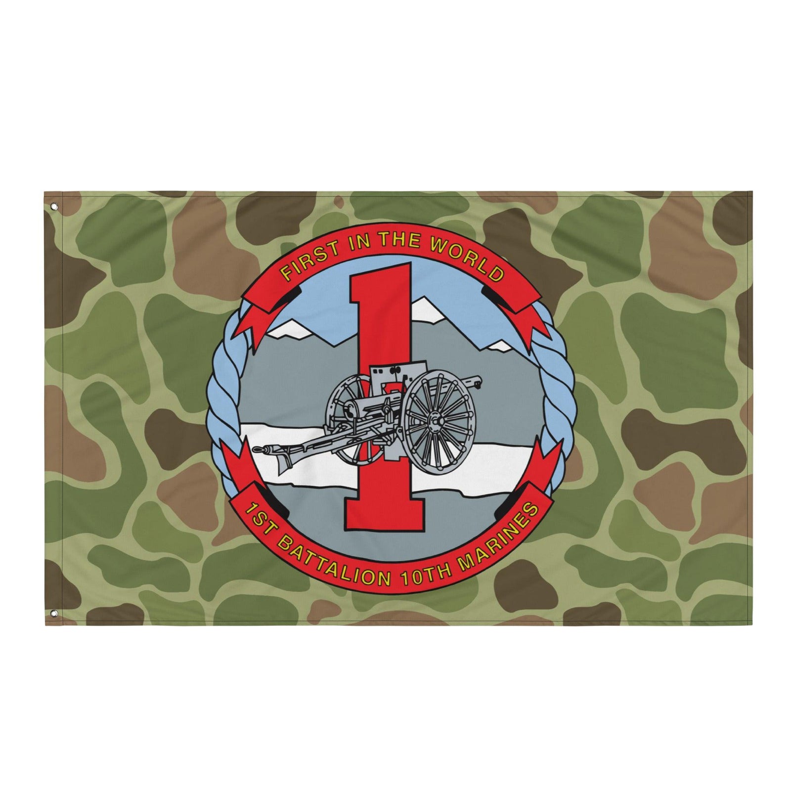 1/10 Marines Unit Emblem Frogskin Camo Flag Tactically Acquired Default Title  