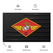 2nd Marine Aircraft Wing (2nd MAW) Black American Flag Tactically Acquired   