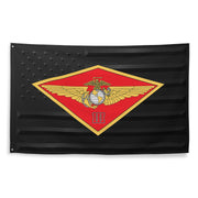 3rd Marine Aircraft Wing (3rd MAW) Black American Flag Tactically Acquired   