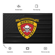 3d Recon Bn USMC Black American Flag Tactically Acquired   