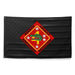 4th AABn USMC Black American Flag Tactically Acquired   