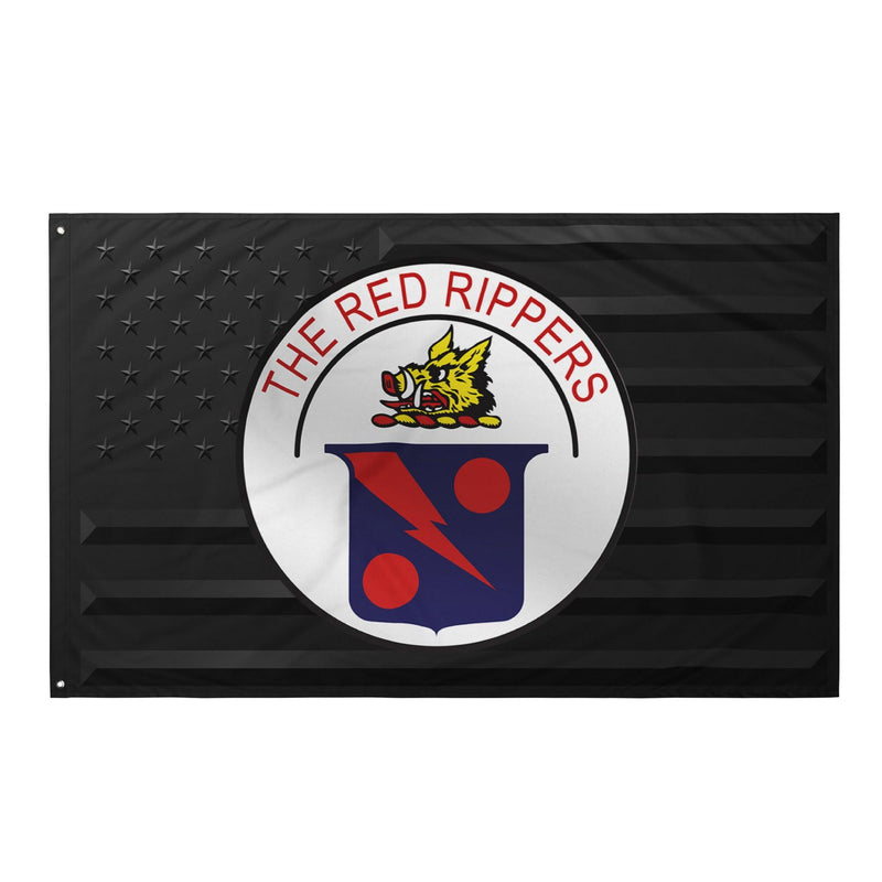 U.S. Navy Strike Fighter Squadron 11 (VFA-11) Black American Flag