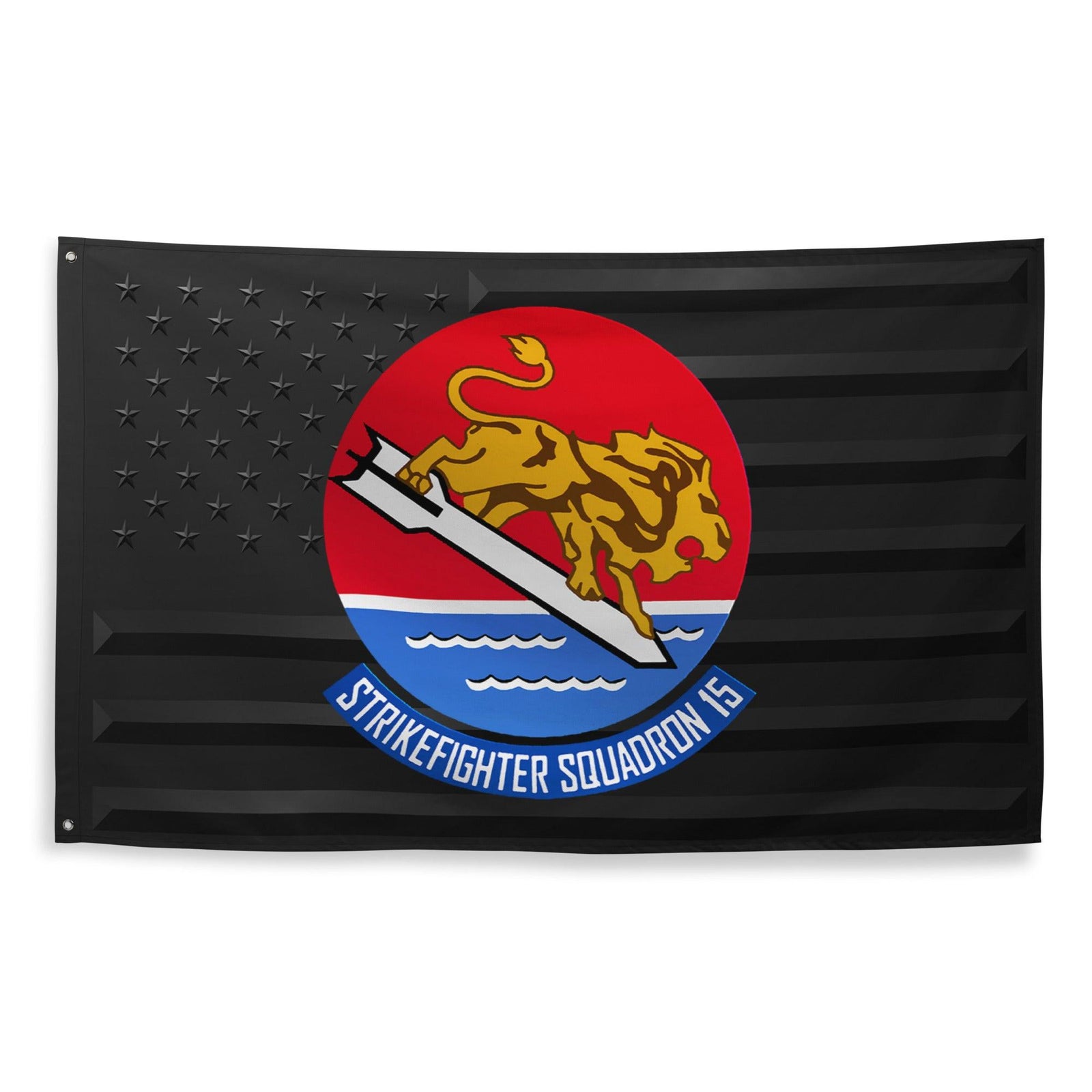 U.S. Navy Strike Fighter Squadron 15 (VFA-15) Black American Flag Tactically Acquired   
