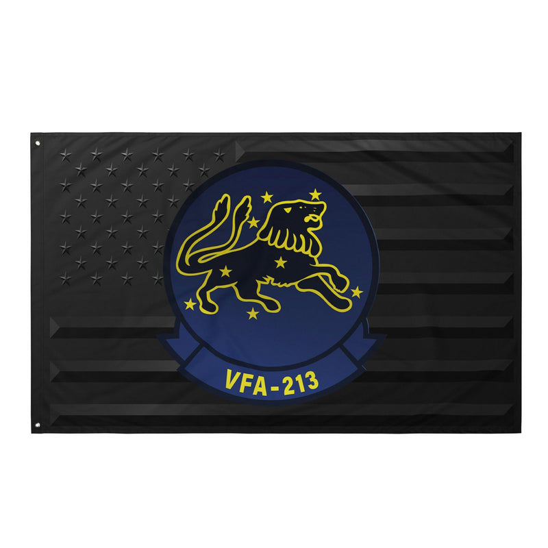 U.S. Navy Strike Fighter Squadron 213 (VFA-213) Black American Flag
