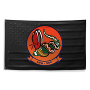 U.S. Navy Strike Fighter Squadron 204 (VFA-204) Black American Flag Tactically Acquired   
