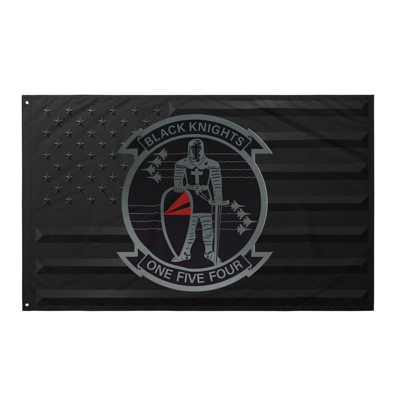 U.S. Navy Strike Fighter Squadron 154 (VFA-154) Black American Flag