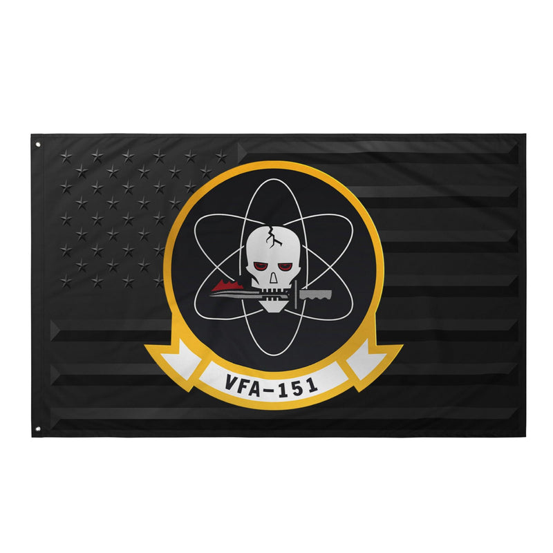 U.S. Navy Strike Fighter Squadron 151 (VFA-151) Black American Flag