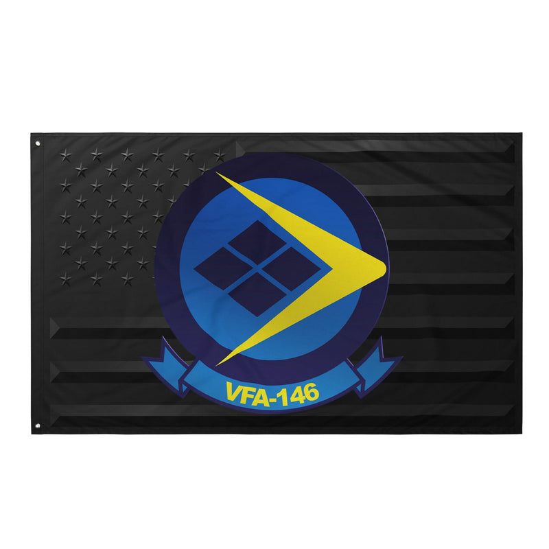 U.S. Navy Strike Fighter Squadron 146 (VFA-146) Black American Flag
