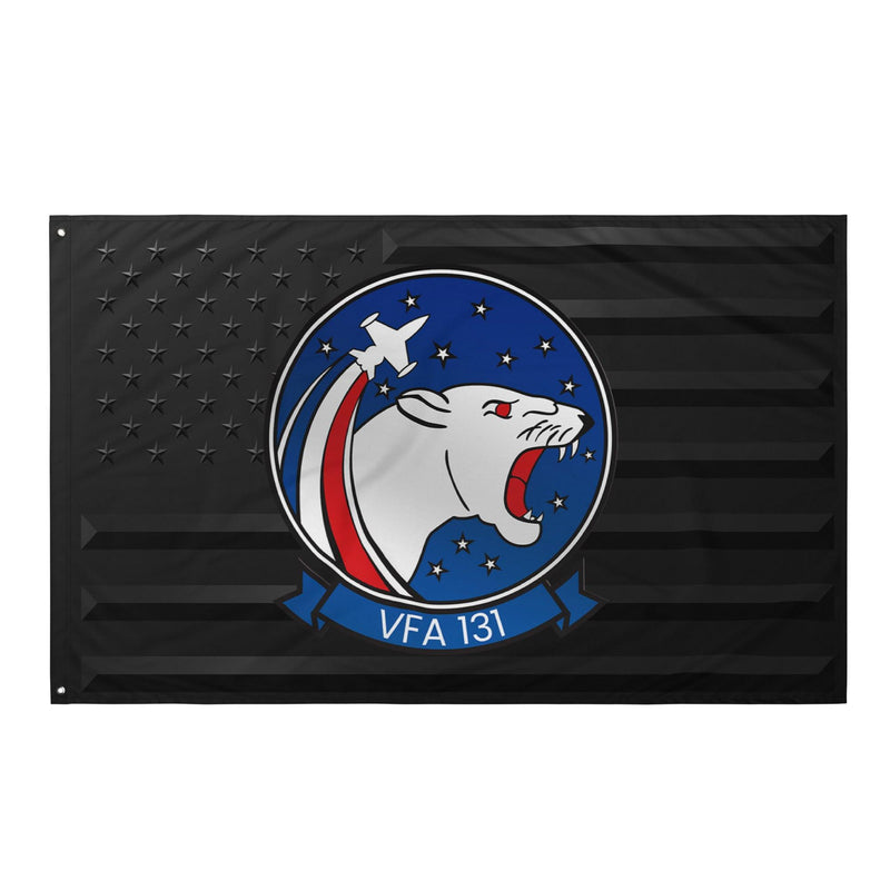 U.S. Navy Strike Fighter Squadron 131 (VFA-131) Black American Flag