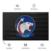 U.S. Navy Strike Fighter Squadron 131 (VFA-131) Black American Flag Tactically Acquired   