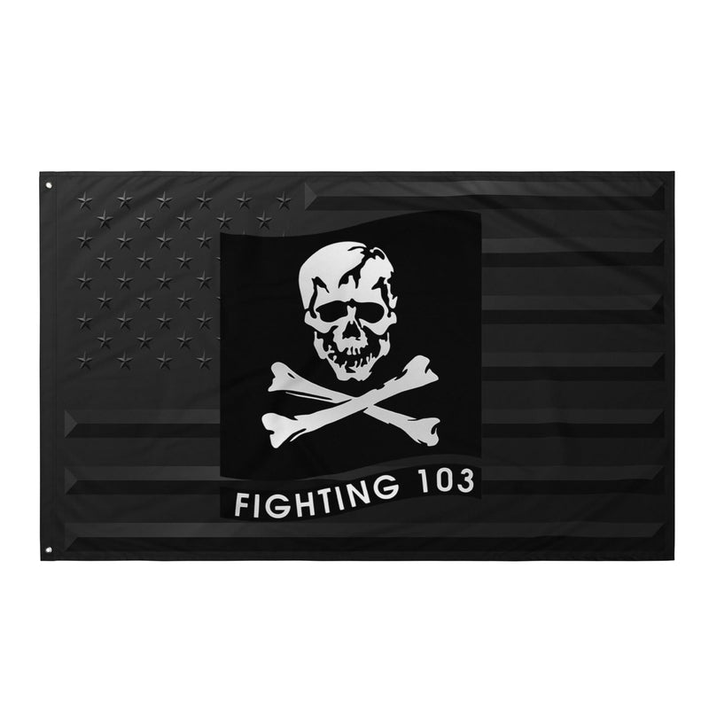 U.S. Navy Strike Fighter Squadron 103 (VFA-103) Black American Flag