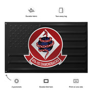 U.S. Navy Strike Fighter Squadron 102 (VFA-102) Black American Flag Tactically Acquired   