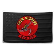 U.S. Navy Strike Fighter Squadron 101 (VFA-101) Black American Flag Tactically Acquired   