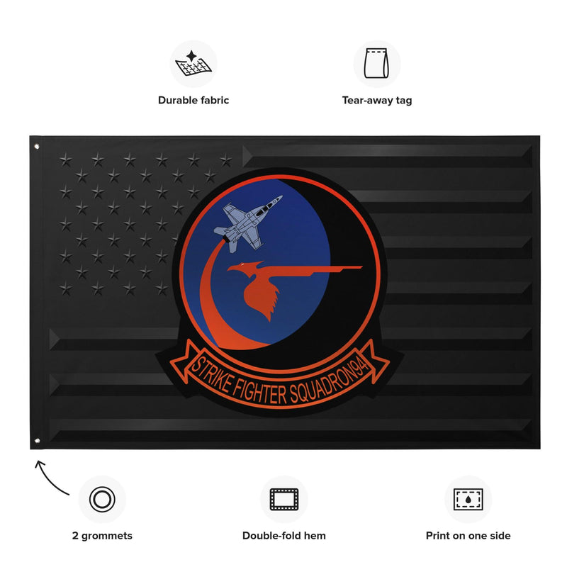 U.S. Navy Strike Fighter Squadron 94 (VFA-94) Black American Flag