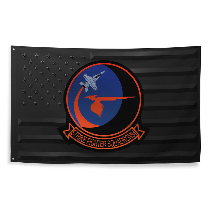 U.S. Navy Strike Fighter Squadron 94 (VFA-94) Black American Flag Tactically Acquired   