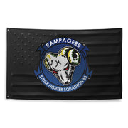 U.S. Navy Strike Fighter Squadron 83 (VFA-83) Black American Flag Tactically Acquired   