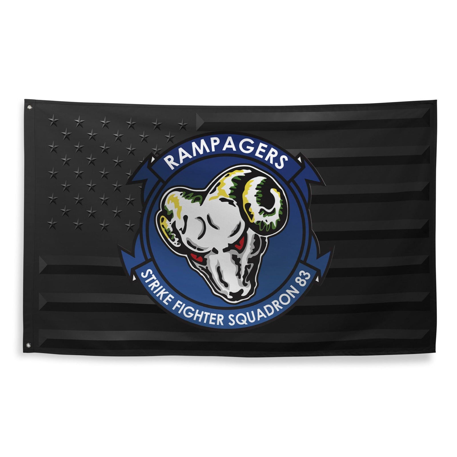 U.S. Navy Strike Fighter Squadron 83 (VFA-83) Black American Flag Tactically Acquired   
