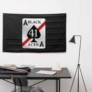 U.S. Navy Strike Fighter Squadron 41 (VFA-41) Black American Flag Tactically Acquired   