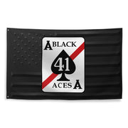 U.S. Navy Strike Fighter Squadron 41 (VFA-41) Black American Flag Tactically Acquired   