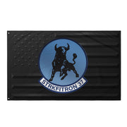 U.S. Navy Strike Fighter Squadron 37 (VFA-37) Black American Flag Tactically Acquired Default Title  