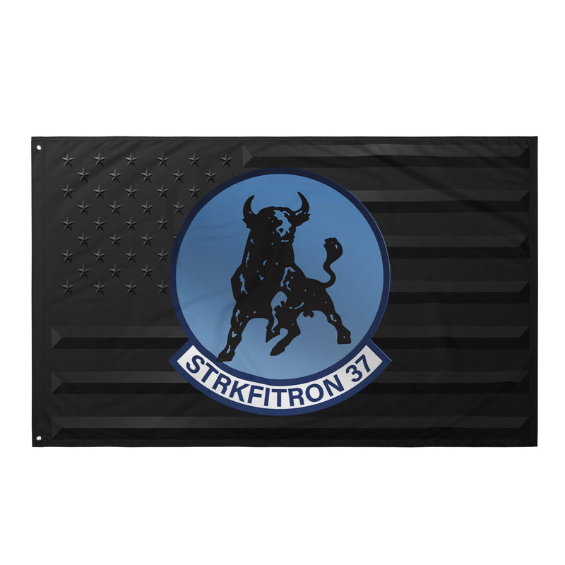 U.S. Navy Strike Fighter Squadron 37 (VFA-37) Black American Flag
