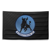 U.S. Navy Strike Fighter Squadron 37 (VFA-37) Black American Flag Tactically Acquired   