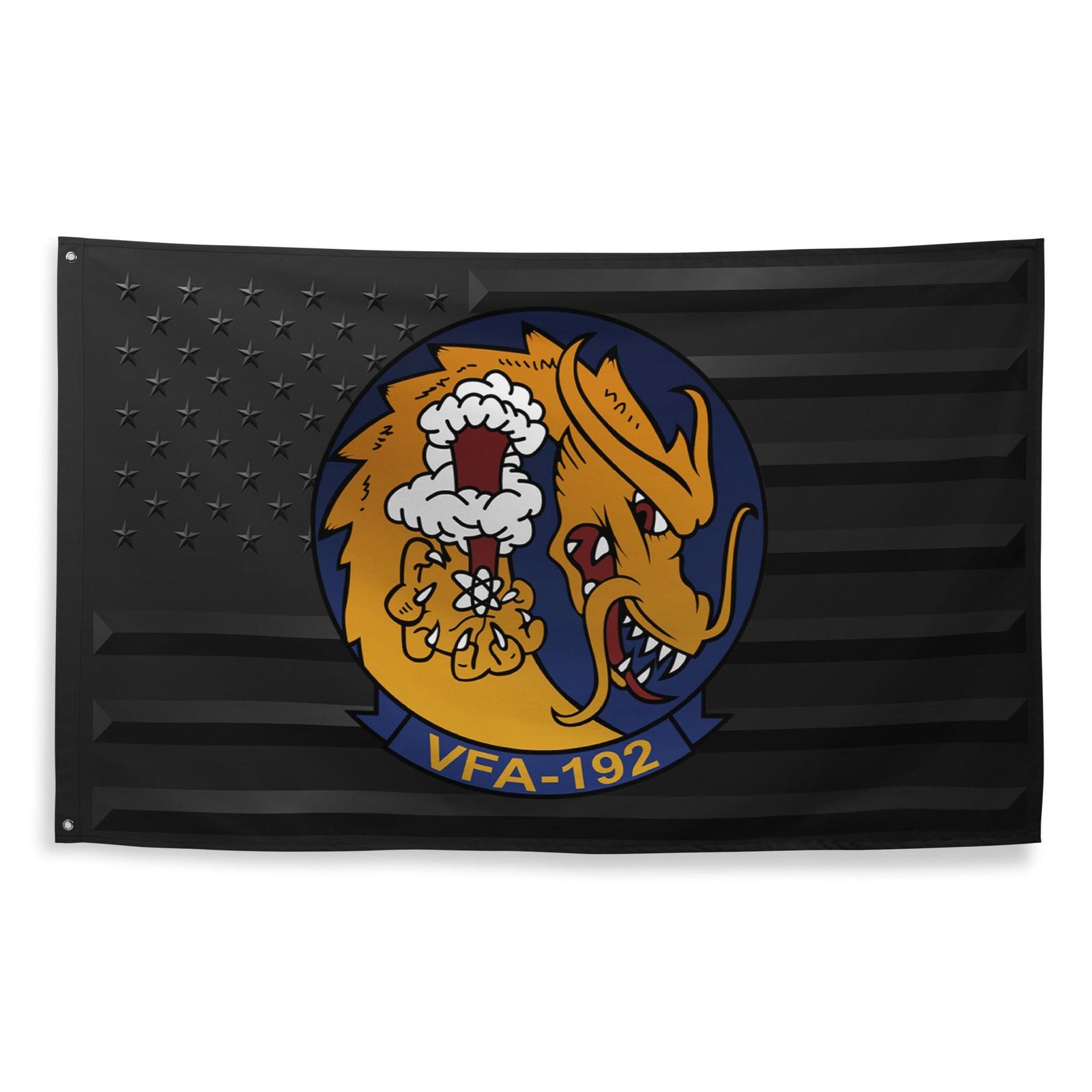 U.S. Navy Strike Fighter Squadron 192 (VFA-192) Black American Flag Tactically Acquired   