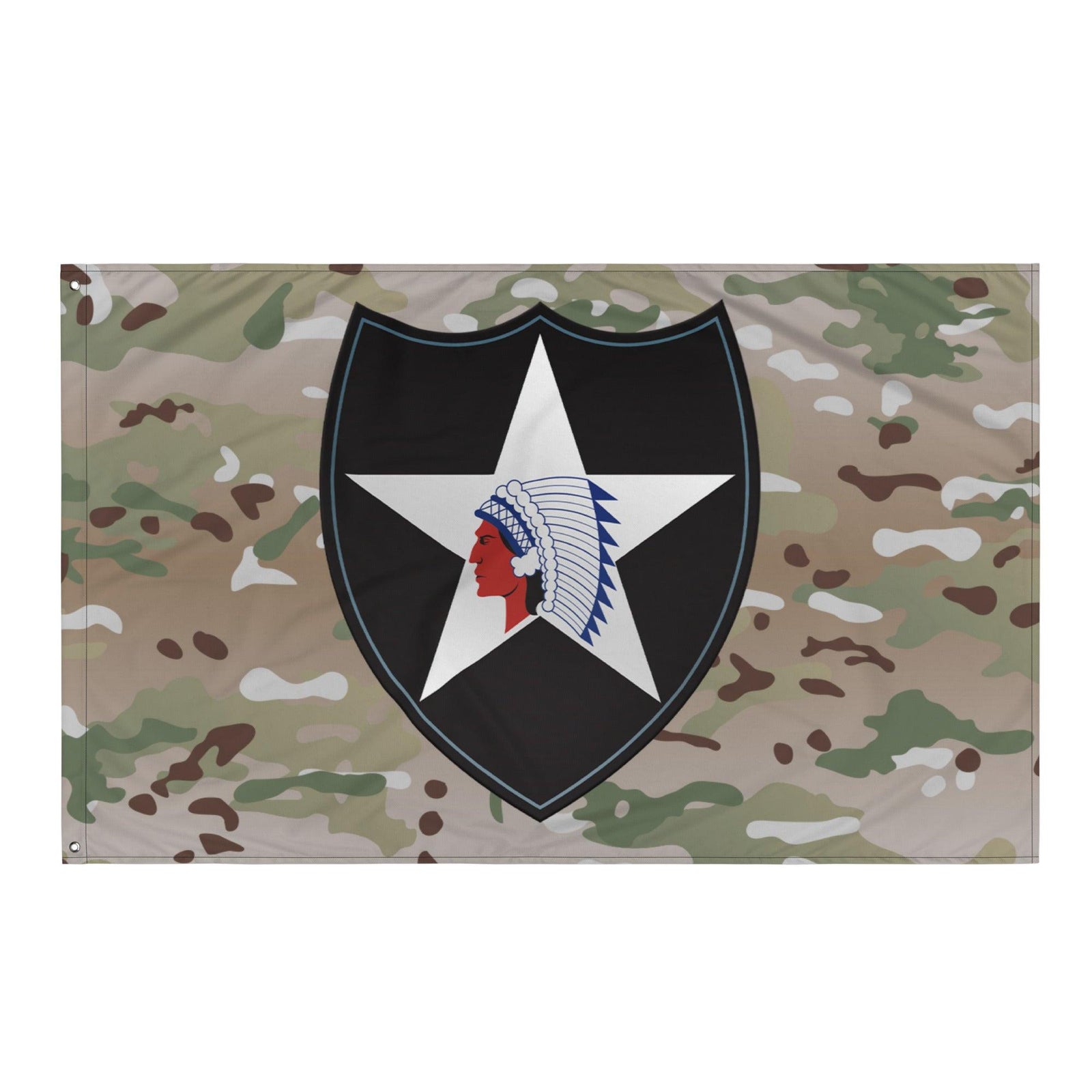 2nd Infantry Division Multicam OCP Camouflage Flag Tactically Acquired Default Title  