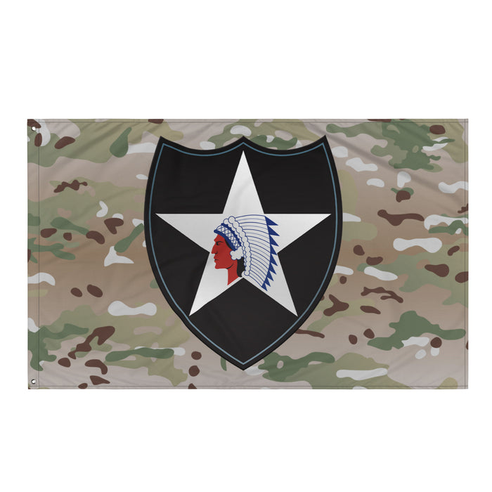 2nd Infantry Division Multicam OCP Camouflage Flag Tactically Acquired Default Title  