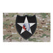 2nd Infantry Division Multicam OCP Camouflage Flag Tactically Acquired Default Title  