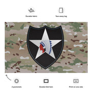 2nd Infantry Division Multicam OCP Camouflage Flag Tactically Acquired   