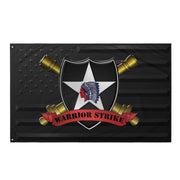 2d ID DIVARTY "Warrior Strike" Black American Flag Tactically Acquired Default Title  