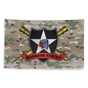 U.S. Army 2d ID DIVARTY "Warrior Strike" OCP Multicam Camo Flag Tactically Acquired   