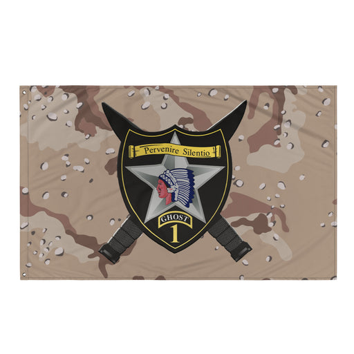 1st SBCT 2d ID "Ghost Brigade" Chocolate-Chip Camo Flag Tactically Acquired Default Title  