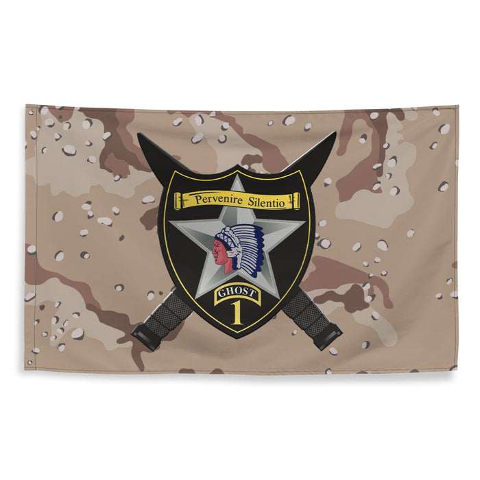 1st SBCT 2d ID "Ghost Brigade" Chocolate-Chip Camo Flag Tactically Acquired   