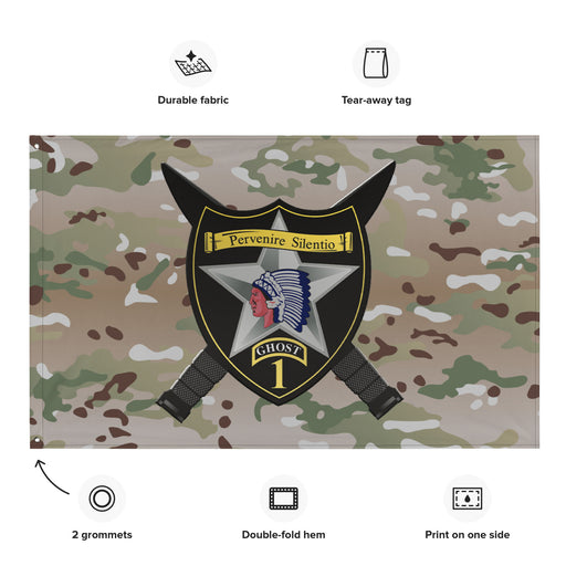 1st SBCT 2d ID "Ghost Brigade" OCP Multicam Camo Flag Tactically Acquired   