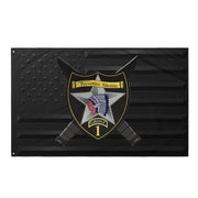 1st SBCT 2d ID "Ghost Brigade" Black American Flag Tactically Acquired Default Title  
