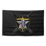 1st SBCT 2d ID "Ghost Brigade" Black American Flag Tactically Acquired   