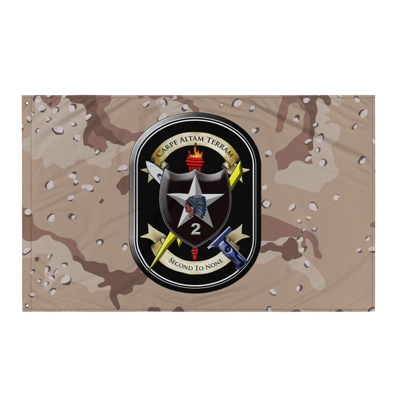 2nd SBCT 2d ID "Lancer Brigade" Chocolate-Chip Camo Flag