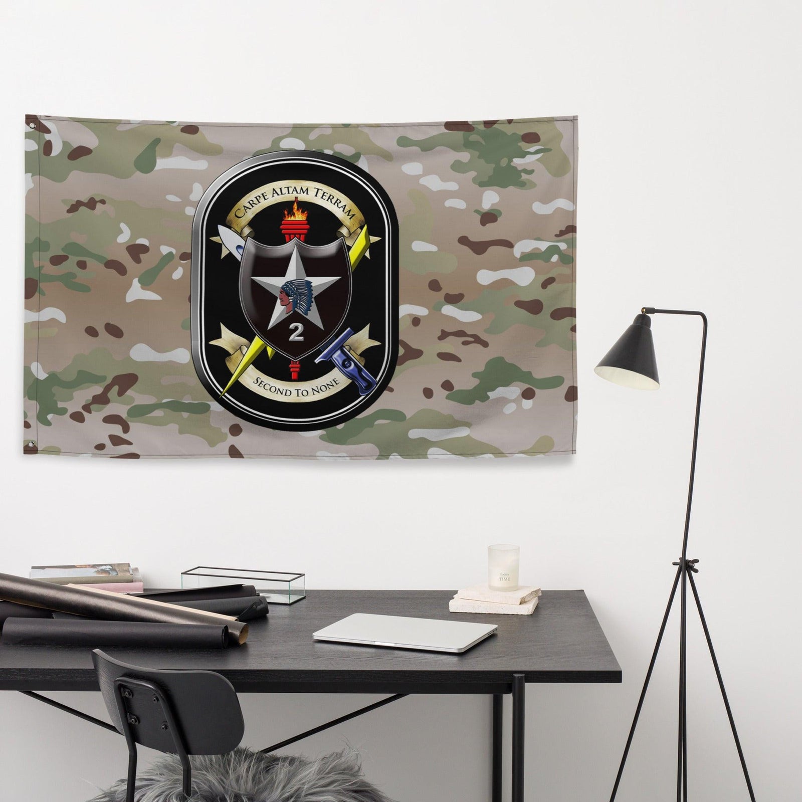 2nd SBCT 2d ID "Lancer Brigade" OCP Multicam Camo Flag Tactically Acquired   